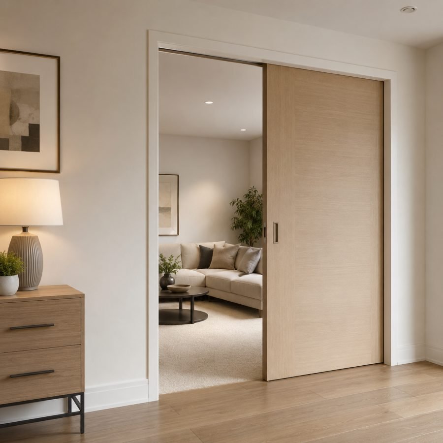 Pocket Door custom carpentry in Johor