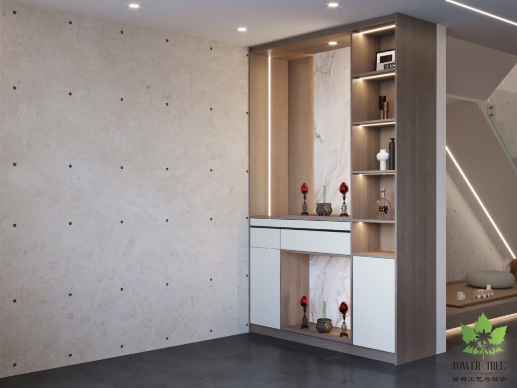 One Stop renovation, interior design and custom furniture services Eco Botanic, Johor by Tower Tree Renovation and Design.
