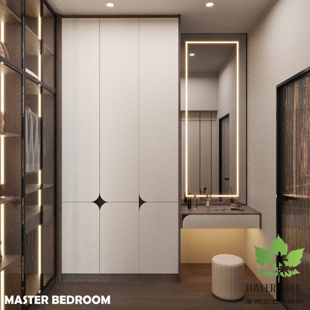One Stop renovation, interior design and custom furniture services Eco Botanic, Johor by Tower Tree Renovation and Design.