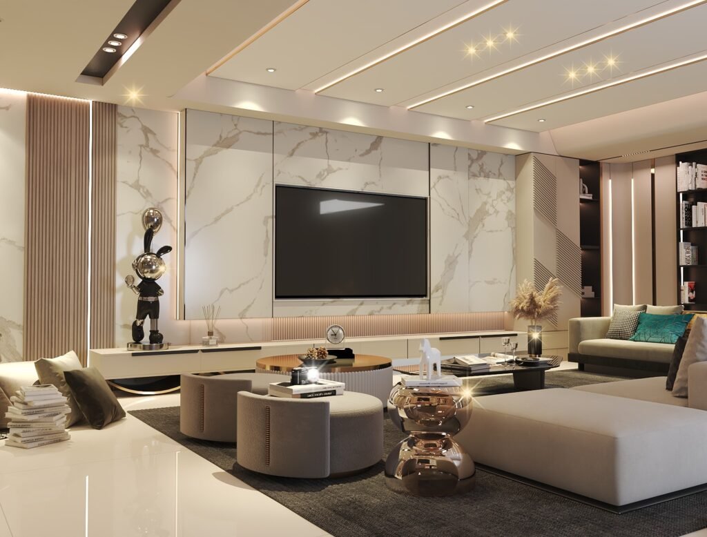 Interior Design, Renovation and Custom Furniture for Living Room